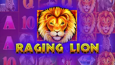raging lion